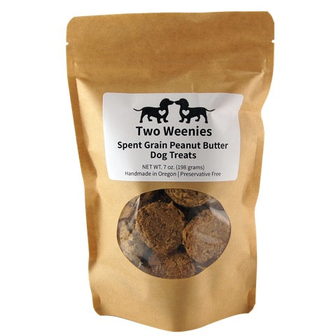 Spent Grain Dog Treats Without Grain Two Weenies Spent Grain