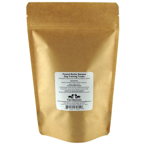 Two Weenies Peanut Butter Banana Training Treats